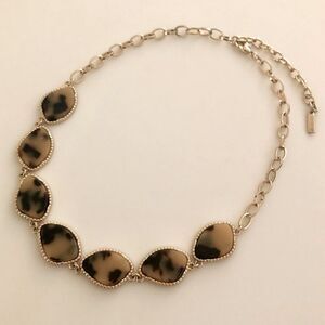 Sugarfix by BaubleBar | Tortoise Acetate Necklace | 18” Adjustable